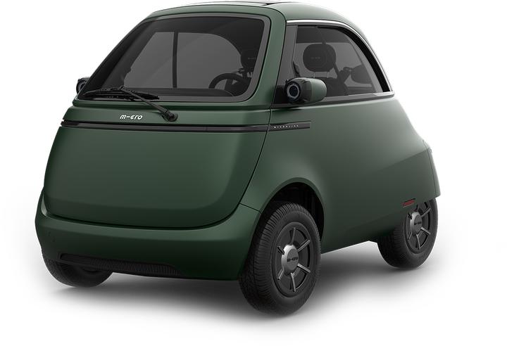 Image du produit Microlino Long Range London Green Cool & Connect (Hybride électrique / essence, 17 CV)