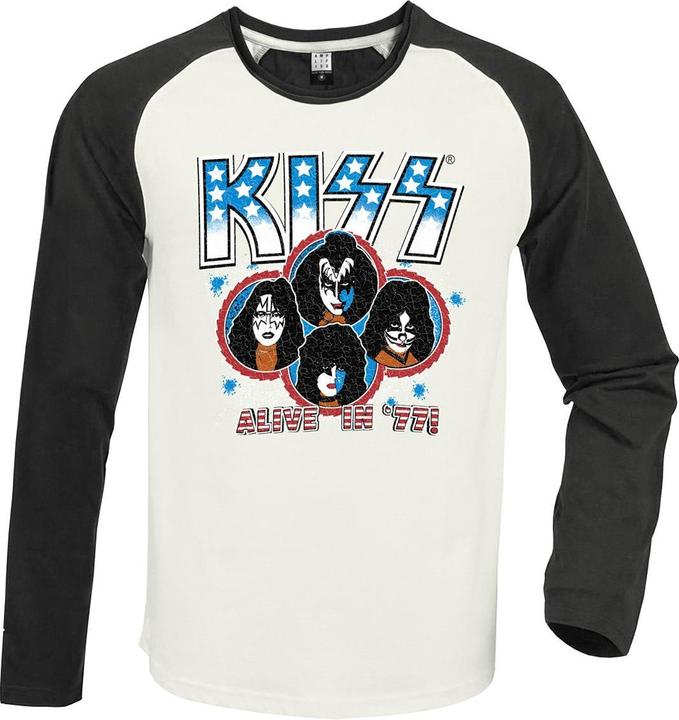 KISS Alive In '77 TShirt Langärmlig
