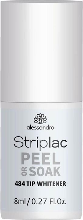 Immagine prodotto Alessandro Striplac Peel o Soak Tip Whitener 8 ml (484 Sbiancante per punte, Smalto pelabile)