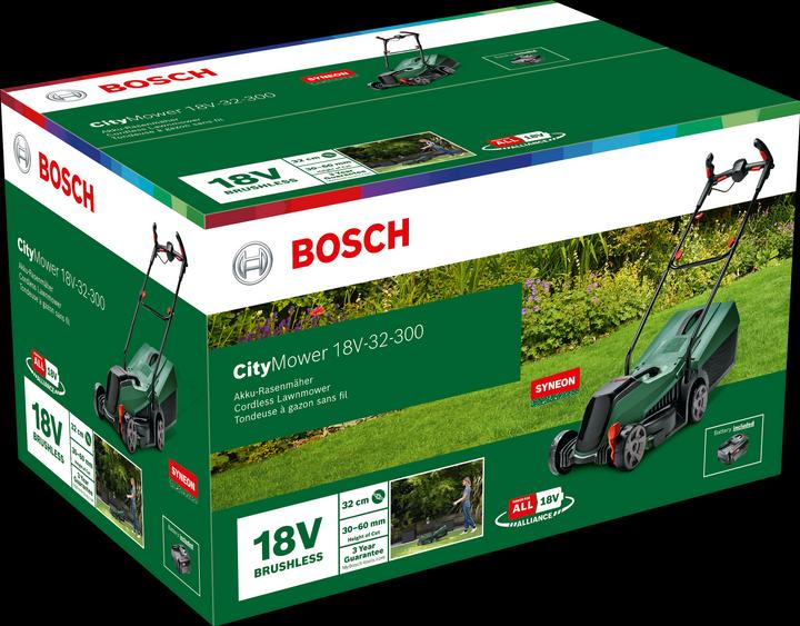 Actual product image Bosch Home & Garden City Mower (Rechargeable battery operated)