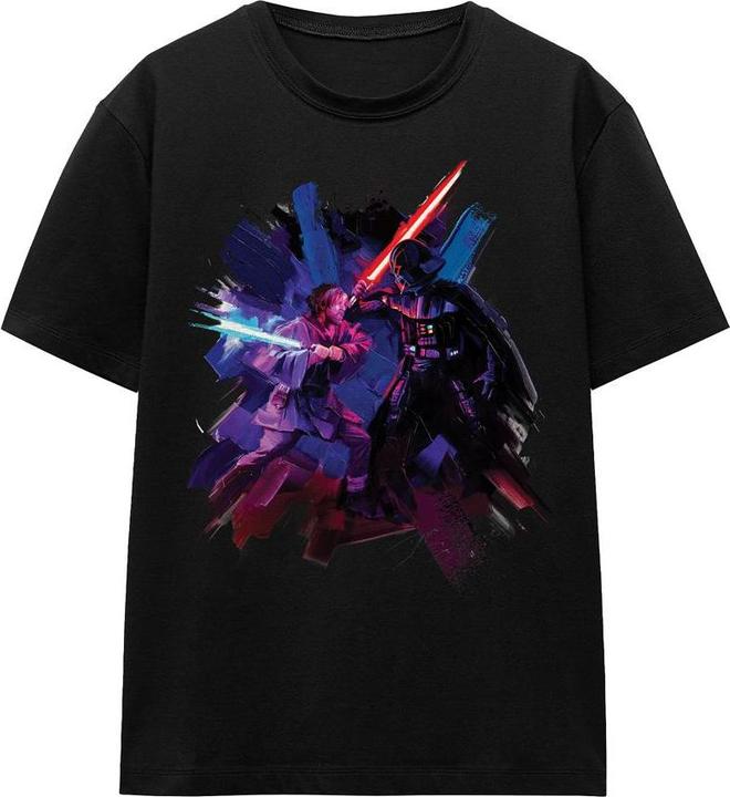 Immagine prodotto Star Wars Maglietta Obi Wan Kenobi Vader Verniciato Adulto Unisex (XL)