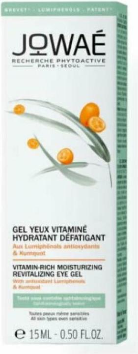 Image du produit Jowae Gel vitaminé riche hydratant revitalisant pour les yeux 15 ml (Gel, 15 ml, Journée)