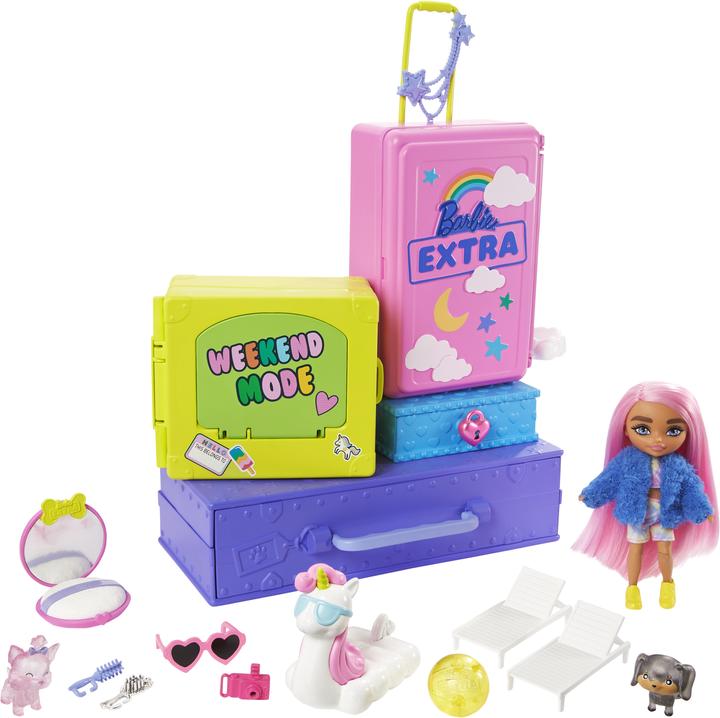Immagine prodotto Barbie Extra Playset Cuccioli e Minis Portami-con-te