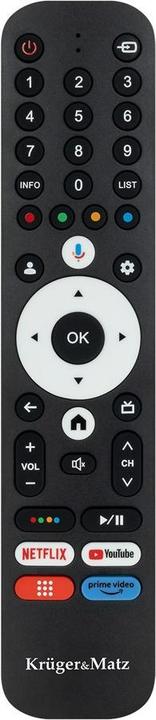 Image du produit Krüger&Matz Kruger&Matz Télécommande Google TV avec touches numériques
