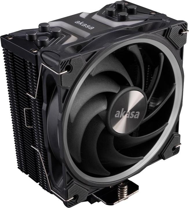 Akasa Soho H4 Plus Processor Air cooler Black 1 pc(s) (153.60 mm)
