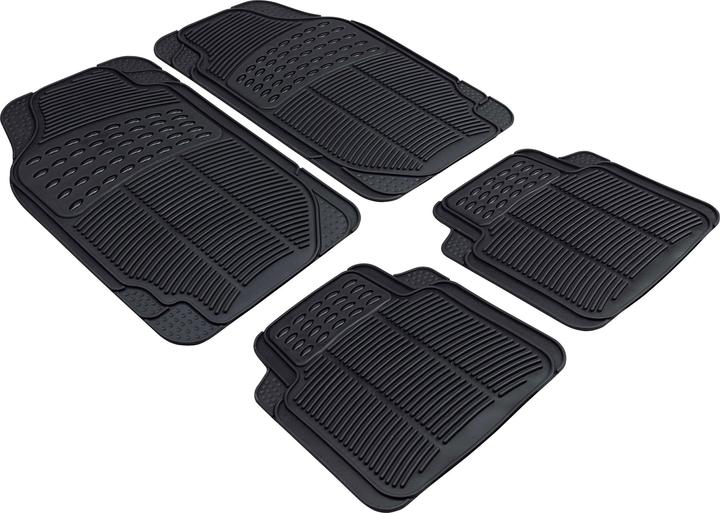 CarComfort Gummimatte Titus (2 Vordermatten + 2 Rückmatten)