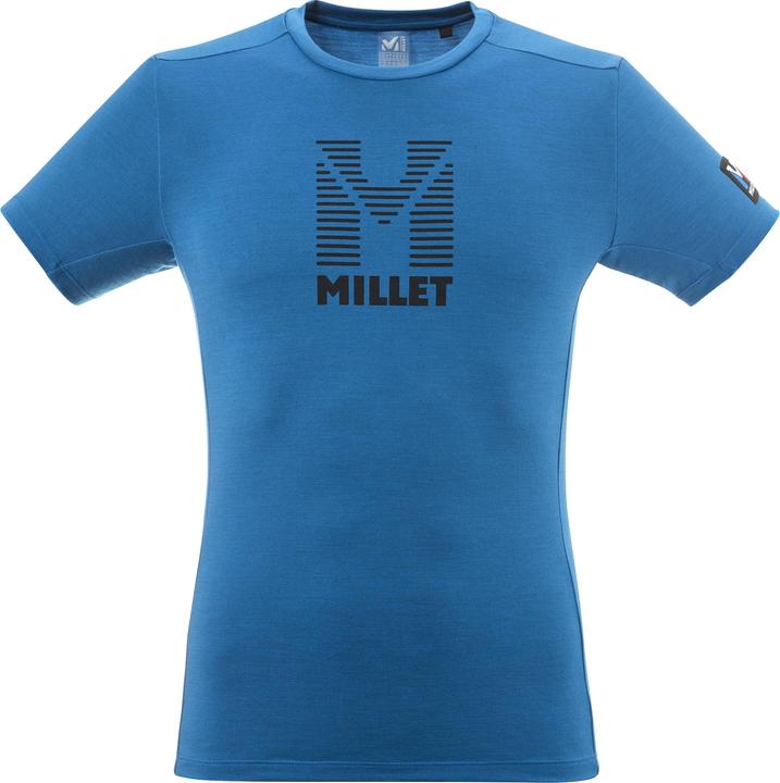 Millet Trilogy Wool Stripes T-Shirt (L)