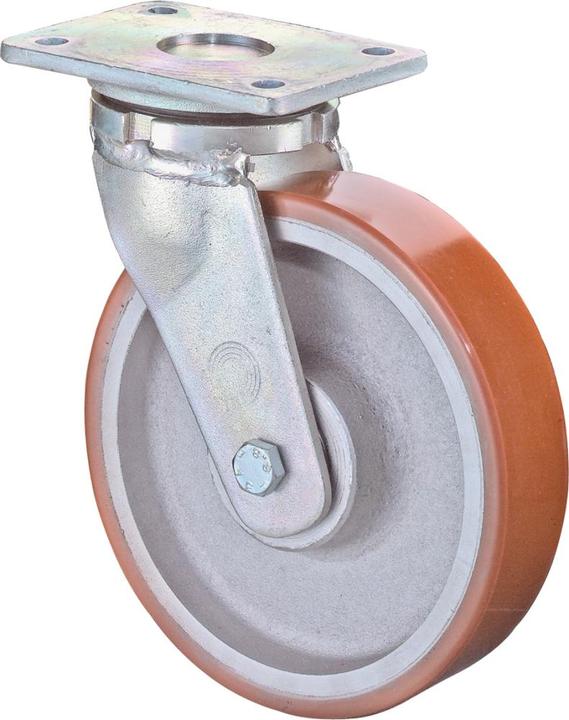 Produktbild BS Rollen SchwerlLenkr Poly Gussf. 100 mm