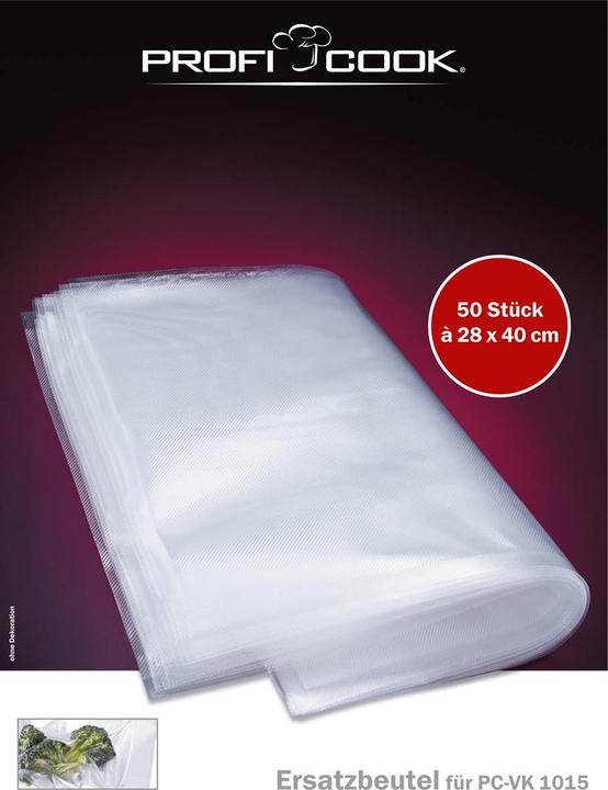Actual product image Proficook Vacuum bag large 28x40cm 50 pieces (50 x)