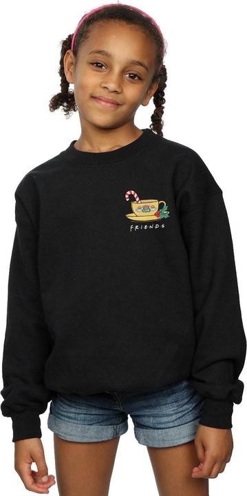 Produktbild Friends Christmas Coffee Mug Breast Print Sweatshirt Mädchen (140, 146)