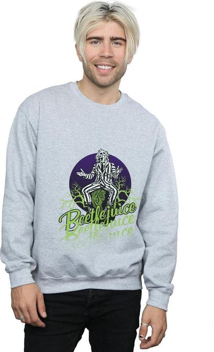 Immagine prodotto Beetlejuice Felpa uomo in cotone Faded Pose (3XL)