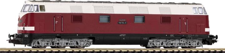 Actual product image Piko Diesel locomotive BR 118 5-8 Sparlack DR IV + DSS 8-pole. (Track H0)