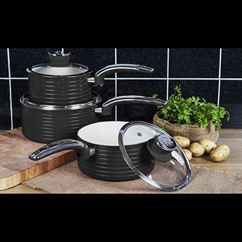 Produktbild Swan Pot set retro RETRO SWPS3020BN (Pfannenset + Topfset)