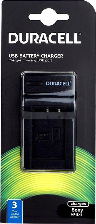 Immagine prodotto Duracell Caricabatterie con cavo USB per DRSBX1/NP-BX1 (Caricabatterie per fotocamere)