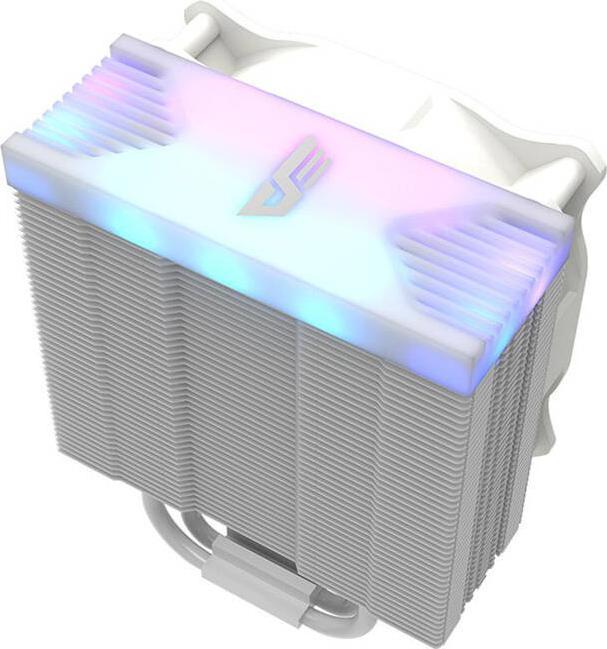 Image du produit Darkflash Tech Darkair CPU active cooling LED (heatsink + fan 120x120) white (157 mm)