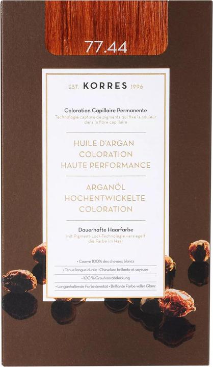 Produktbild Korres Argan Oil Hair Color (77.44 Intensives Kupfer)