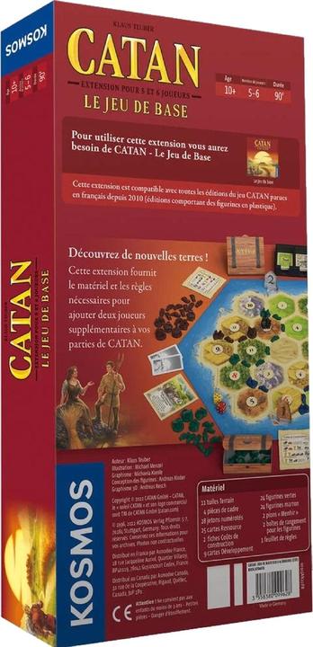 Image du produit CATAN Le jeu de base - Extension (Français)