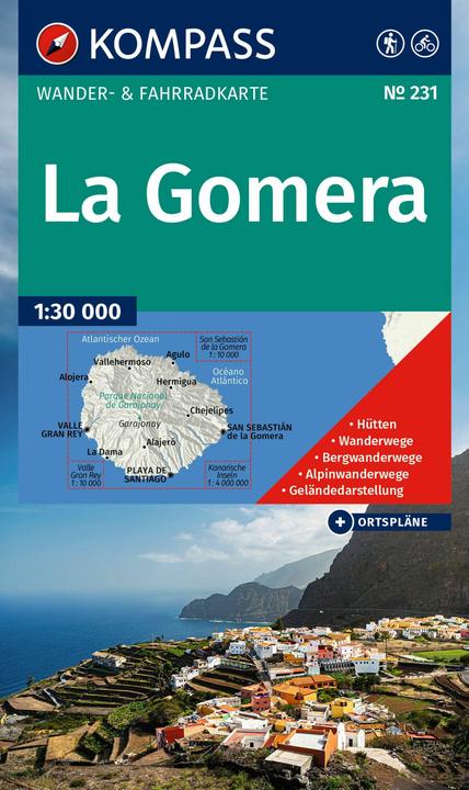 Produktbild Wanderkarte 231 La Gomera 1:30.000