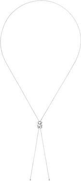 Tous Bold Bear Long Silver Slide Clasp Necklace