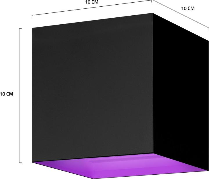 Actual product image Hombli Smart Outdoor Wall Light V2, Black (600 lm, IP54)