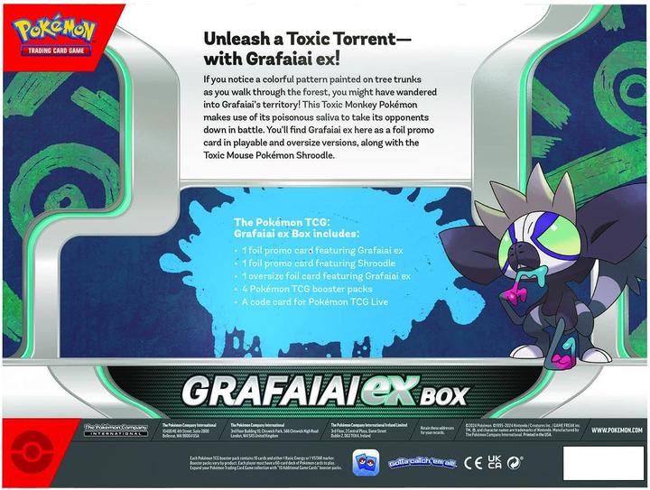 Produktbild Pokémon TCG - Grafaiai ex Box (Englisch, Box Set & Collection)
