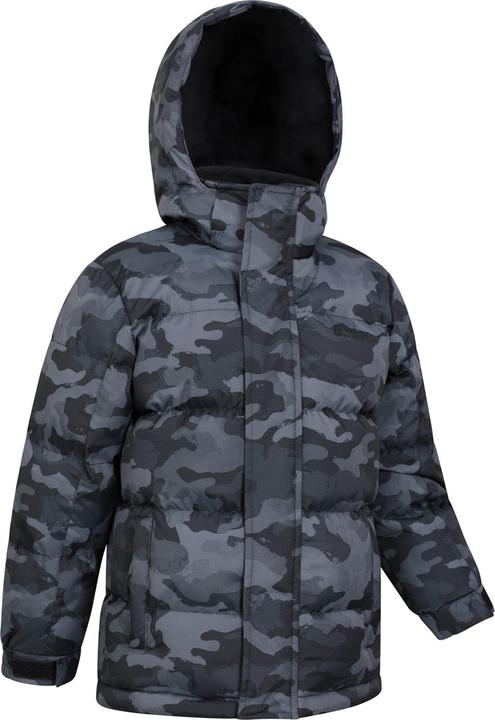 Actual product image Mountain Warehouse Childrens/Kids Snow II Printed Water Resistant Padded Jacket (146, 152)