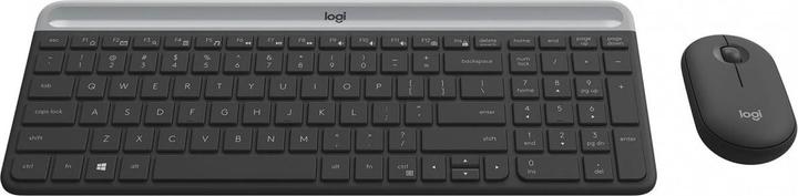Produktbild Logitech MK470 Kabellose Tastatur und Maus, Graphite Sp., US (Eng. Int., Kabellos)