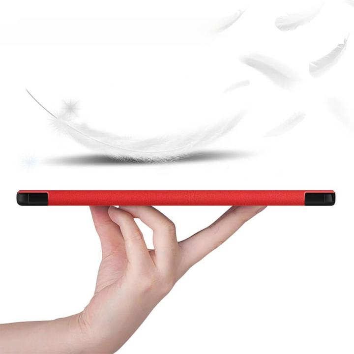 Actual product image Cover-Discount Galaxy Tab A9+ - Tri-fold Smart Case red (Galaxy Tab A9+)