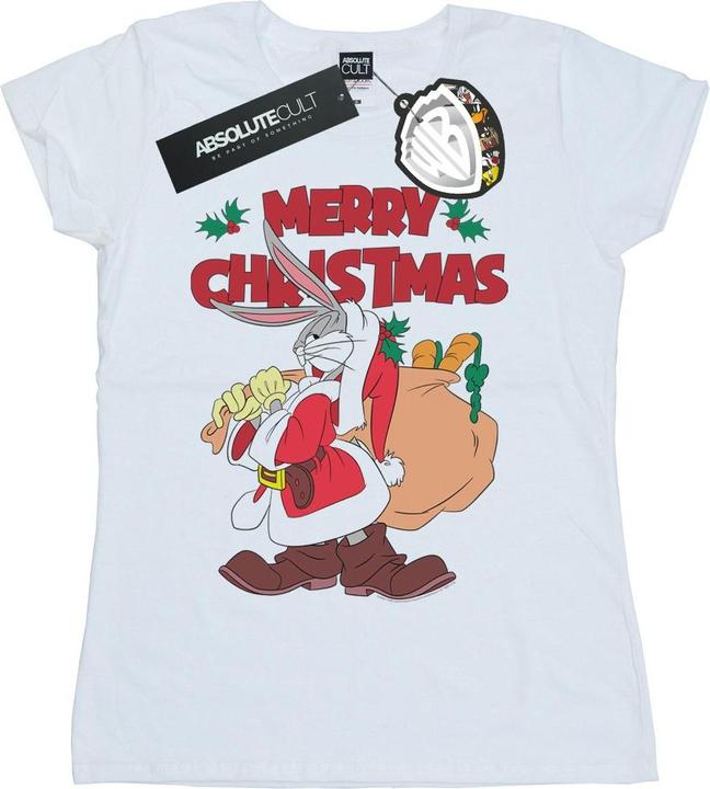 Looney Tunes Santa Bugs Bunny TShirt (M)