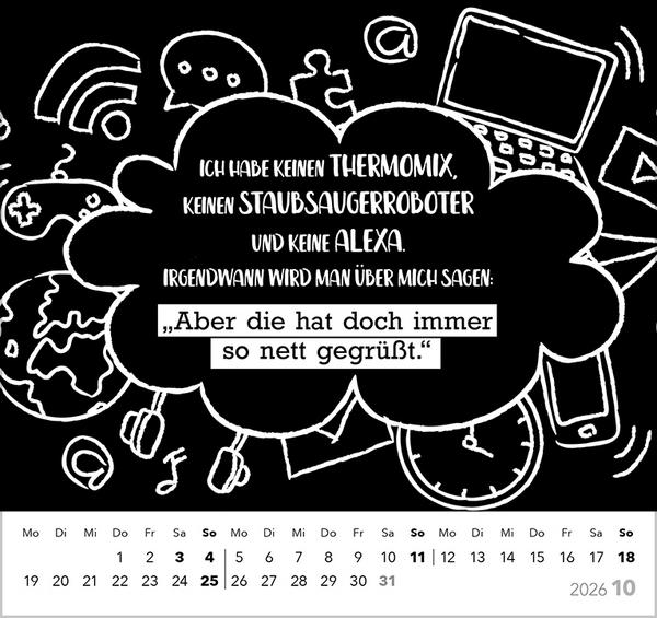 Produktbild Visual Words Black 2026 (Deutsch)