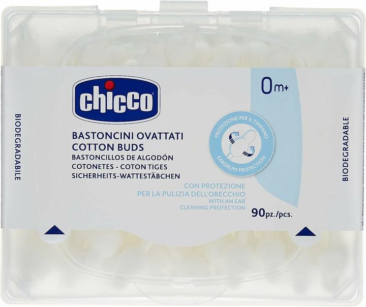 Actual product image Chicco Sicherheits Wattestäbchen Baumwolle 0m+