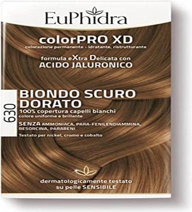 Image du produit Euphidra Colorpro XD Extra Soft Color Tincture 630 Dark Golden Blonde (630 Blond doré foncé)