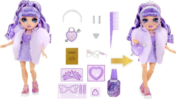 Produktbild Nobrand Rainbow High Crystal Fashion Doll Violet