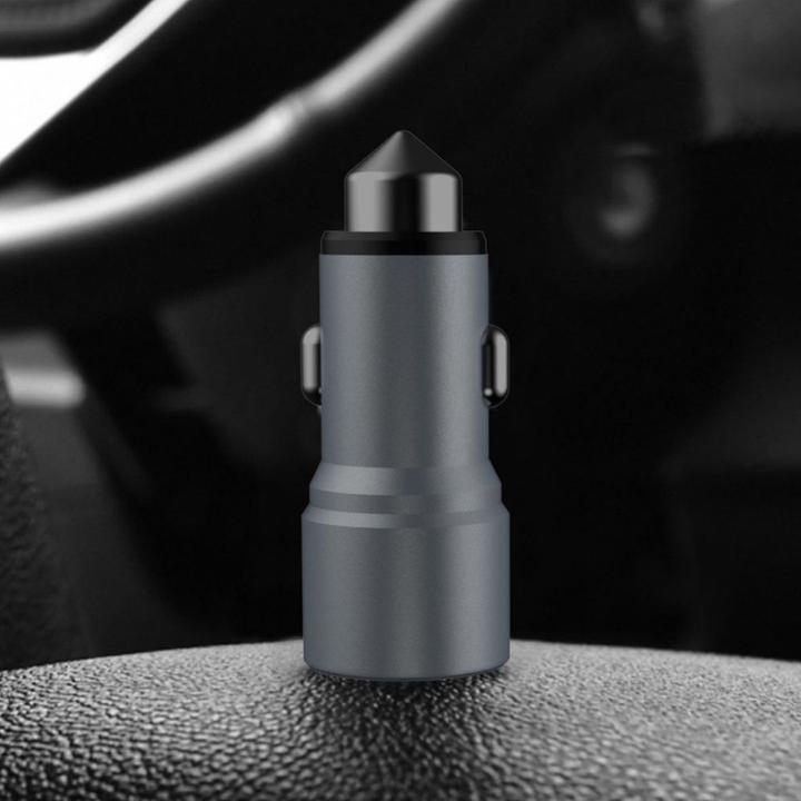 Image du produit Dudao car charger 2x USB 3.1A gray (R5 gray)