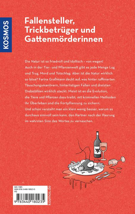 Actual product image Kosmos True Crime in Nature (German, Farina Grassmann, Cornelis Jettke, 2025)