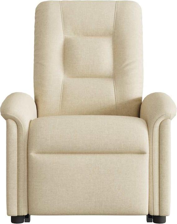 Immagine prodotto VidaXL Poltrona massaggiante con ausilio stand-up in tessuto crema