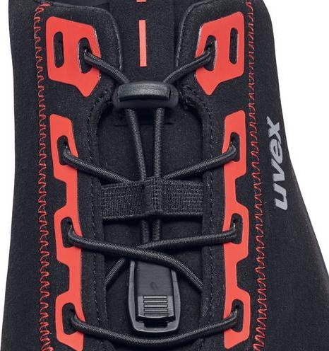 Produktbild Uvex Sports uvex 1 x-craft Halbschuhe S3L 68034 schwarz, rot Weite 14 Grösse 44 (S3, 44)