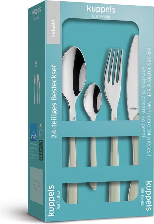 Produktbild Kuppels Besteckset 2 2214 Prisma (24 Stück, Besteck Set)