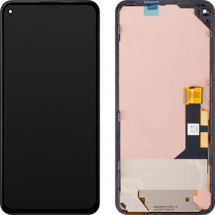 Actual product image Google Display Unit für Pixel 5a 5G, w/o Frame, Schwarz (Display)