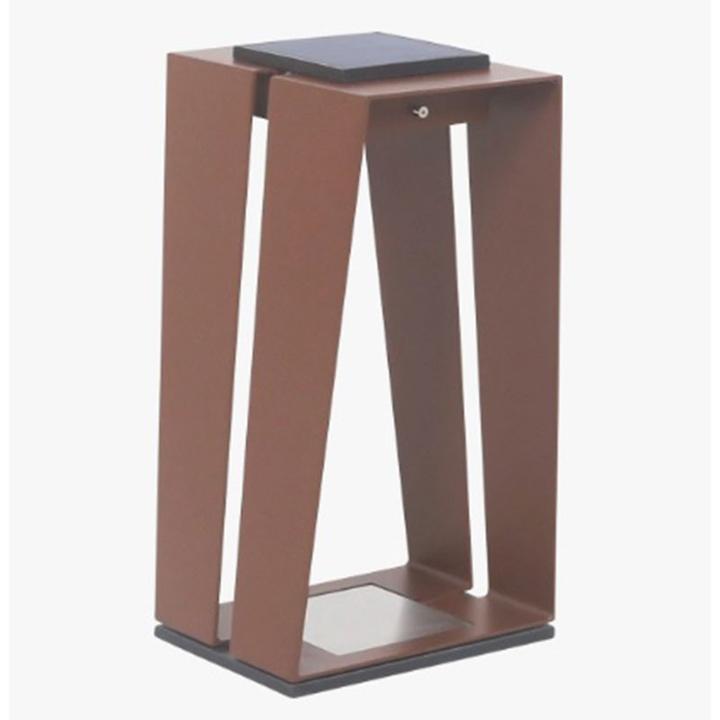 Image du produit Les Jardins Lanterne solaire SKAAL 40cm TINK127 Corten (23 x 40 cm, 1 x)