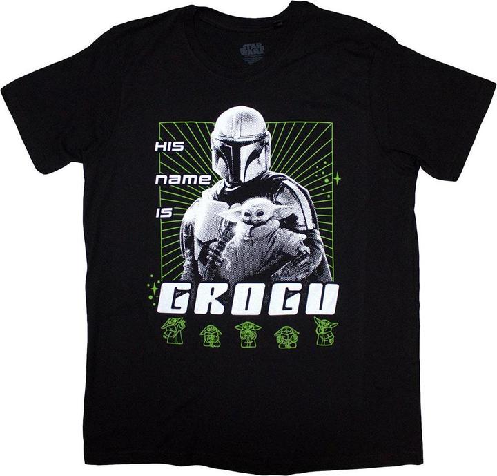 Immagine prodotto Star Wars His Name Is Grogu Maglietta Adulto Unisex (S)