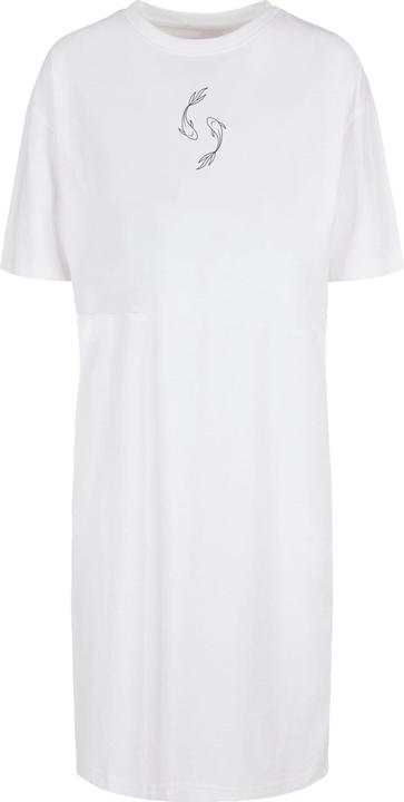 Merchcode Ladies Spring - Yin & Jang Fish Oversized Slit Tee Dress - 119079