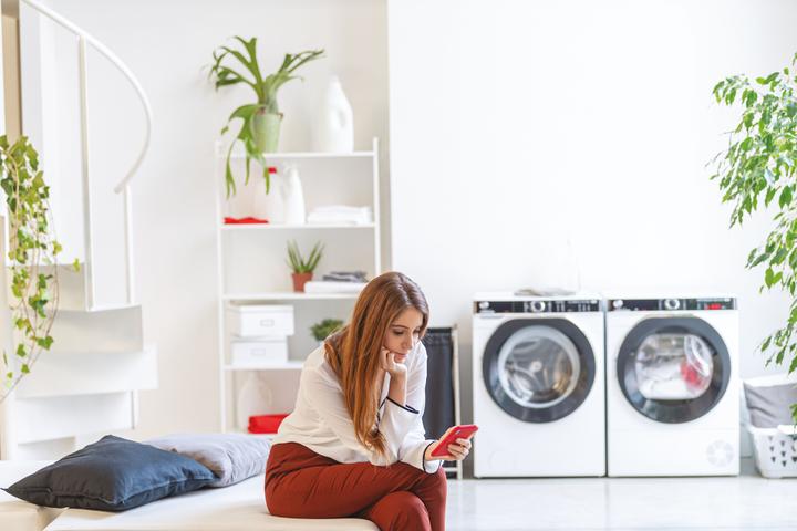 Actual product image Hoover HWP 48AMBC/1-S Front loading washing machine 8 (8 kg, Left, EU plug)