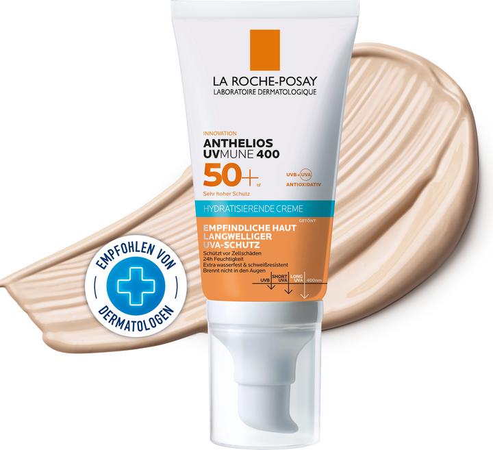 Produktbild La Roche Posay Anthelios Hydratisierende BB 50+ (Sonnencreme Gesicht, SPF 50+, 50 ml, 77 g)