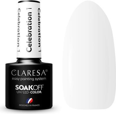 Immagine prodotto Claresa Smalto UV Celebration 5ml (Bianco, Vernice UV gel)