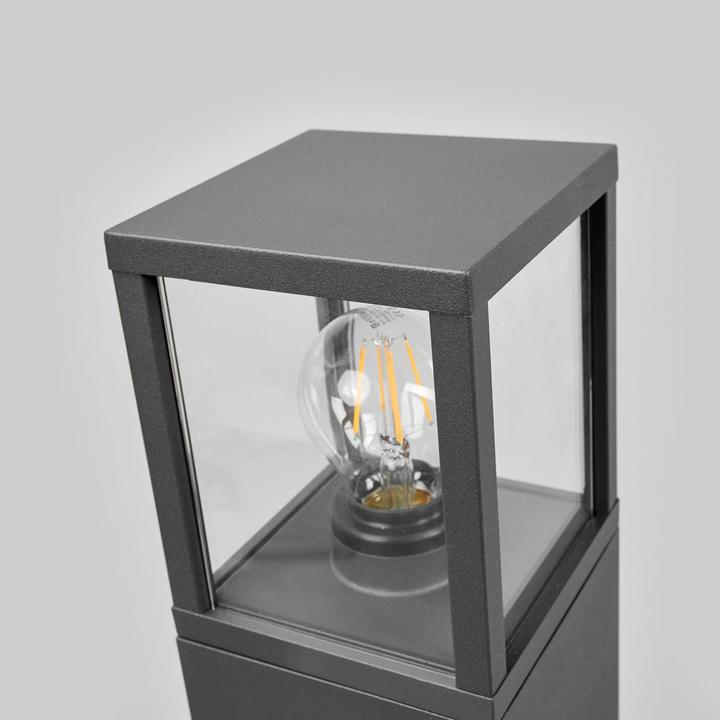Produktbild Lucande Klemens Short Aussen Garten Leuchte IP54 Graphite (E27, IP54)