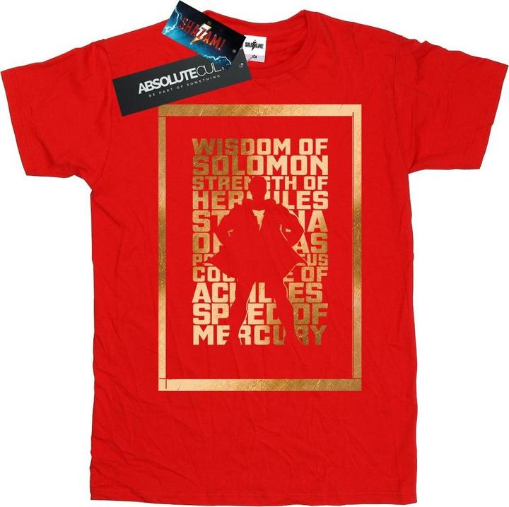 Shazam Gold Text TShirt (L)