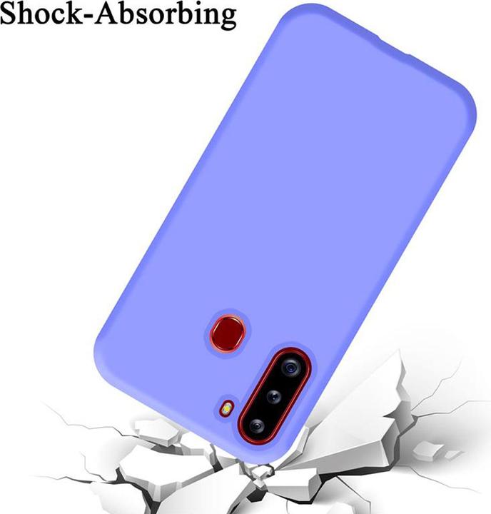 Actual product image Cadorabo TPU Liquid Silicone Case Cover (Samsung Galaxy A21)