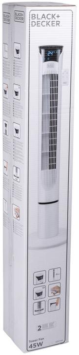 Actual product image Black & Decker Tower fan BXEFT49E, 102cm (56 dB)