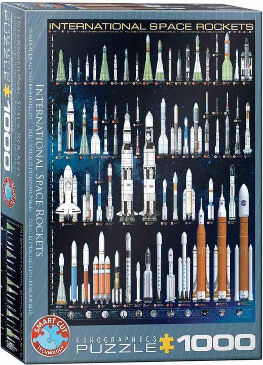 Produktbild Eurographics Internationale Weltraumraketen (1000 Teile)